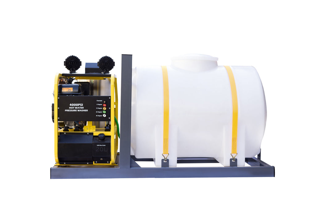 4000 PSI Hot Water Pressure Washer with water tank